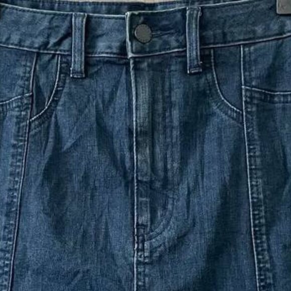 Dark Blue Denim Skirt - Picture 2 of 3